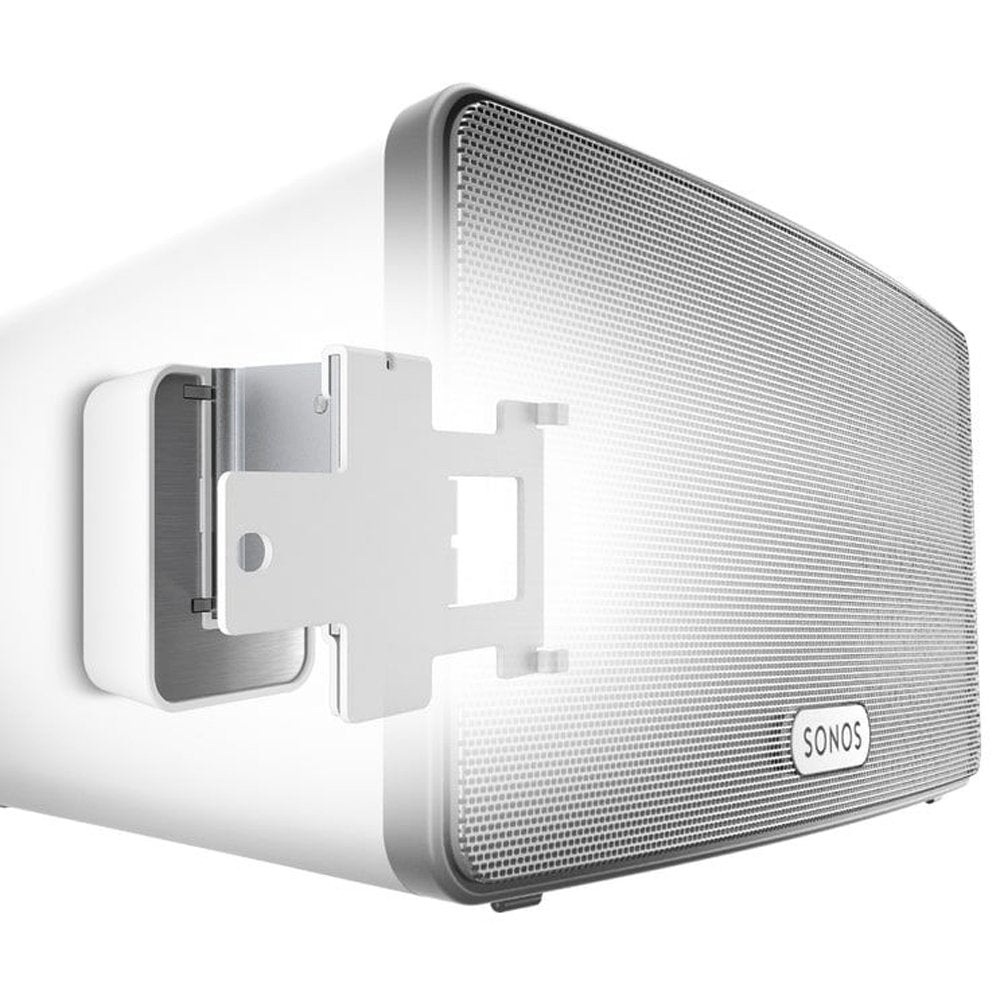 Vogel's SOUND4203 Wall-Mount Bracket for Sonos PLAY:3 Speaker (Single) - White - Atlantic Electrics - 39478517792991 