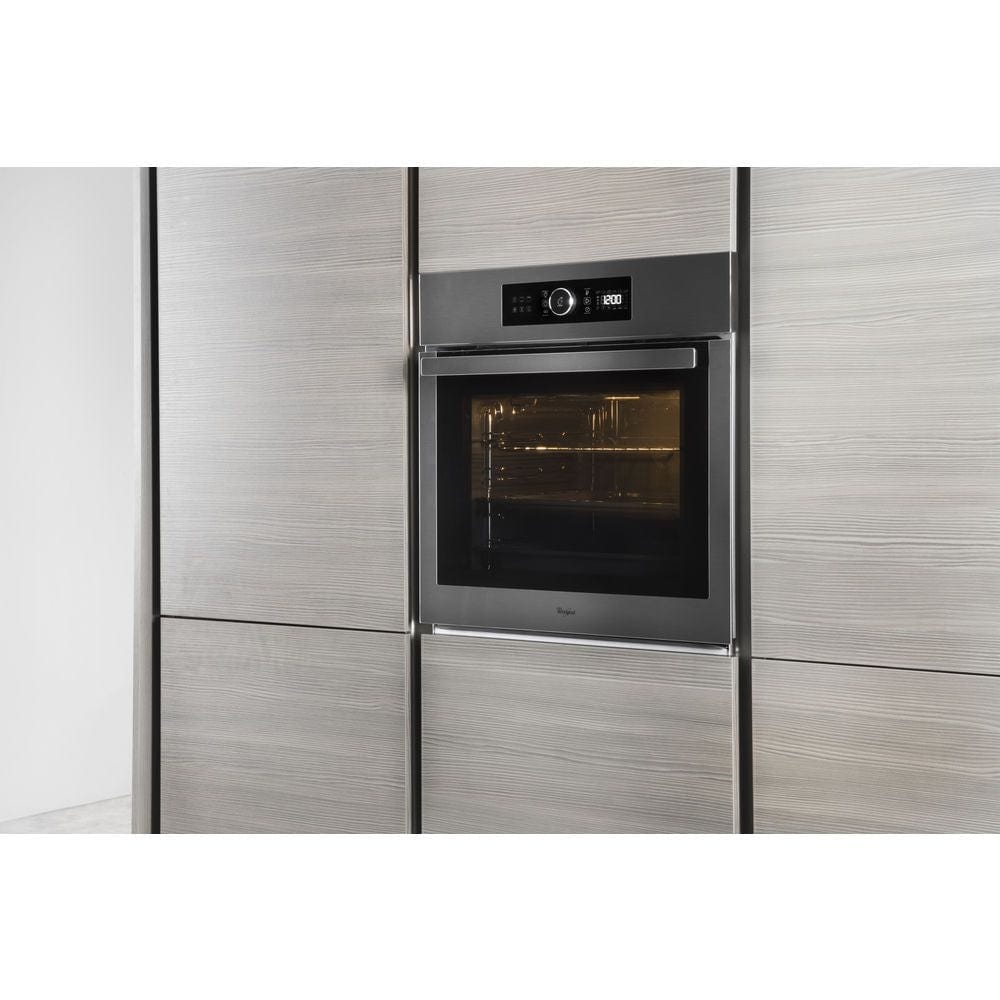 Whirlpool Absolute AKZ96220IX Built In Electric Single Oven - Stainless Steel - Atlantic Electrics - 39478520348895 