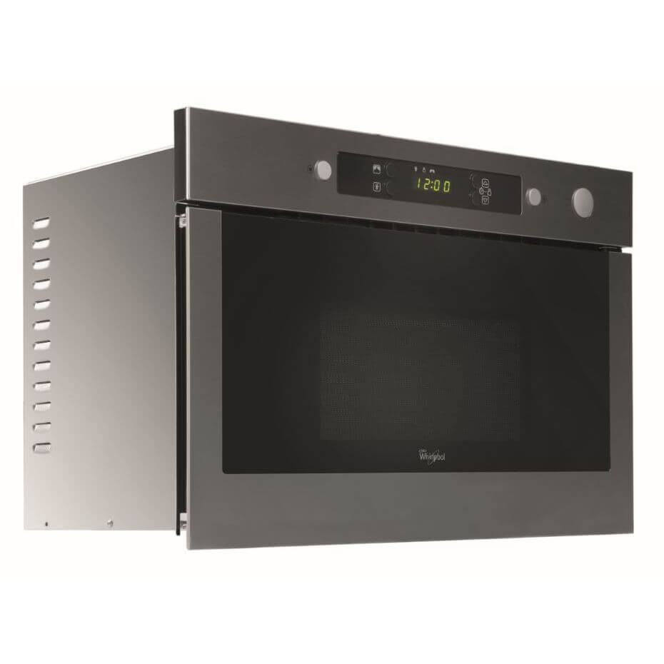WHIRLPOOL AMW423-IX Absolute Built-In Microwave in Stainless Steel - Atlantic Electrics - 39478523429087 