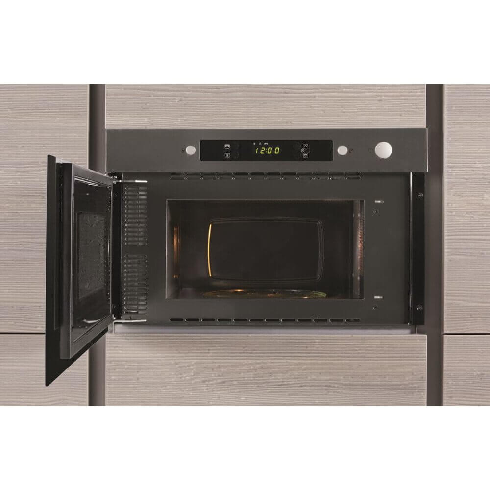 WHIRLPOOL AMW423-IX Absolute Built-In Microwave in Stainless Steel - Atlantic Electrics - 39478523494623 