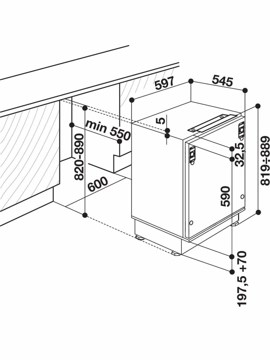 Buy Whirlpool ARG146ALA1 Bi 60Cm Undercounter Larder Fridge White £389.