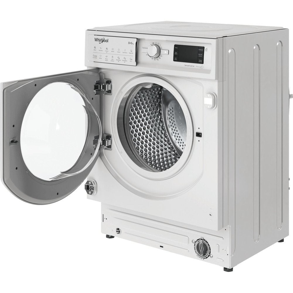 Whirlpool BIWDWG861484 8 6kg Built In Washer Dryer 1400 rpm 59.5