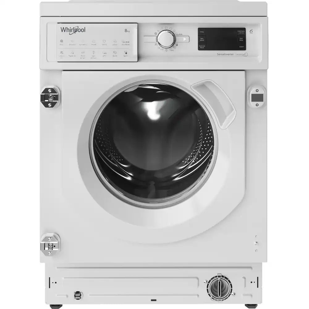 Whirlpool BIWMWG91485UK Integrated Washing Machine 9kg with 1400 rpm - White - Atlantic Electrics - 40556341231839 