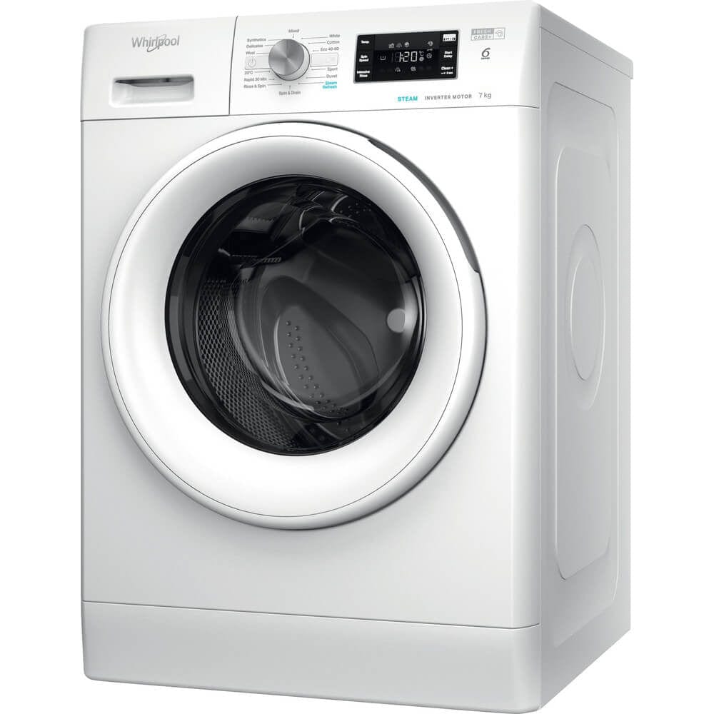 Whirlpool FFB7438WVUK 7Kg Washing Machine with 1400 rpm - White - A+++ Rated - Atlantic Electrics - 39478526509279 
