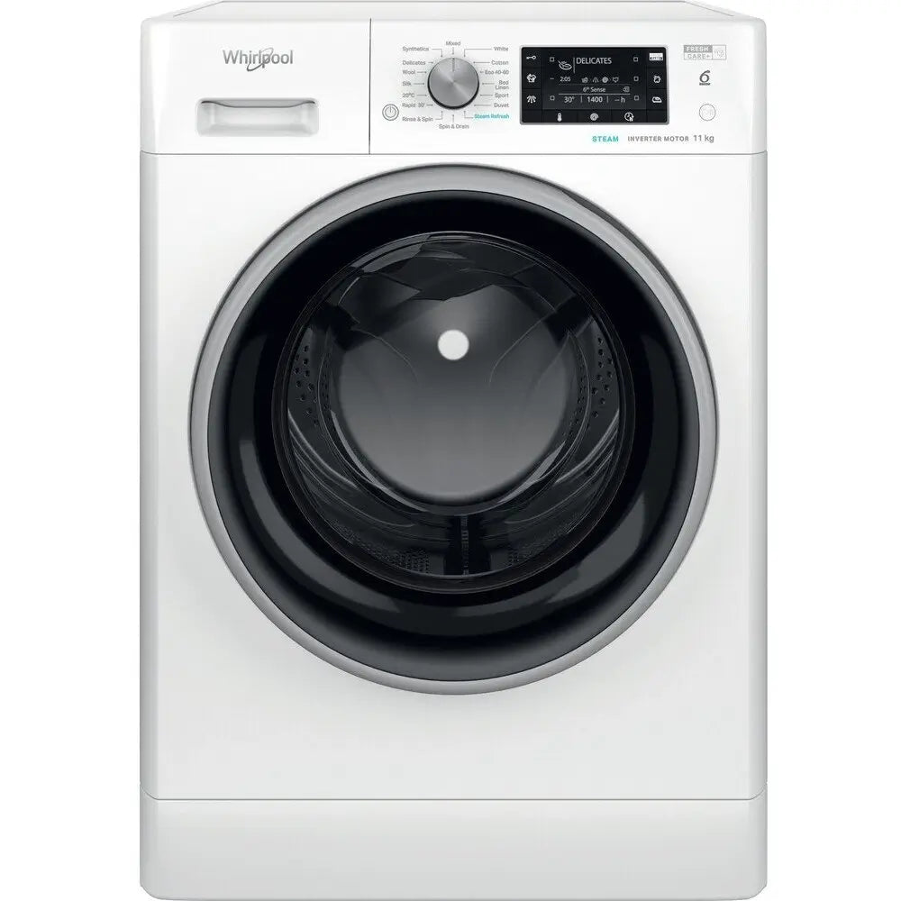 Whirlpool FFD10469BSVUK 10Kg Washing Machine with 1400 rpm, 59.5cm Wide - White | Atlantic Electrics - 40157560635615 