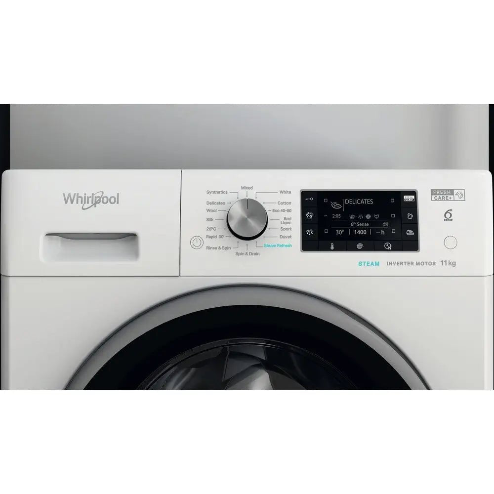 Whirlpool FFD10469BSVUK 10Kg Washing Machine with 1400 rpm, 59.5cm Wide - White - Atlantic Electrics - 40157560766687 