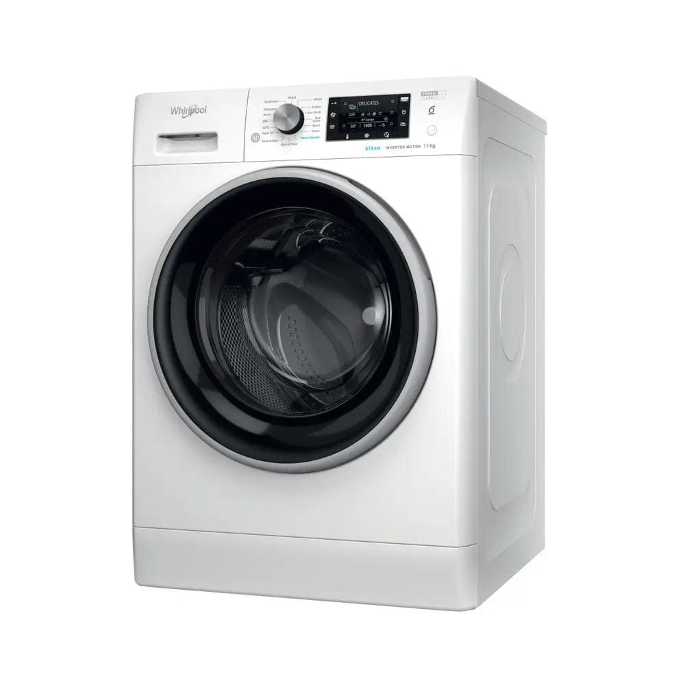 Whirlpool FFD11469BSVUK 11kg Freestanding Front Loading Washing Machine, 1400 rpm, 59.5cm Wide - White - Atlantic Electrics - 39478526181599 