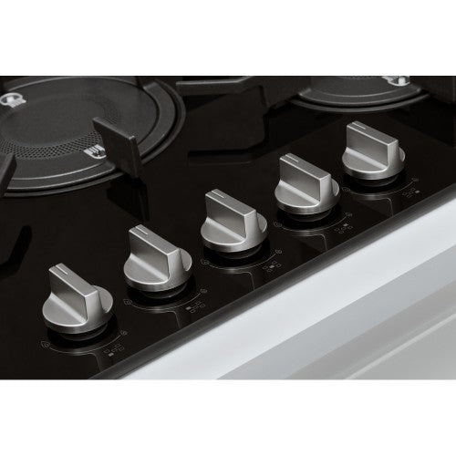 Whirlpool POW75D2NB 75cm Wide Built-In Gas Hob - Black | Atlantic Electrics