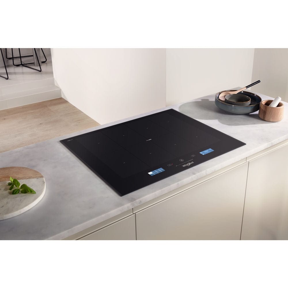 Whirlpool SMP658CBTIXL 65cm Four Zone Induction Hob - Black | Atlantic Electrics - 39478529294559 