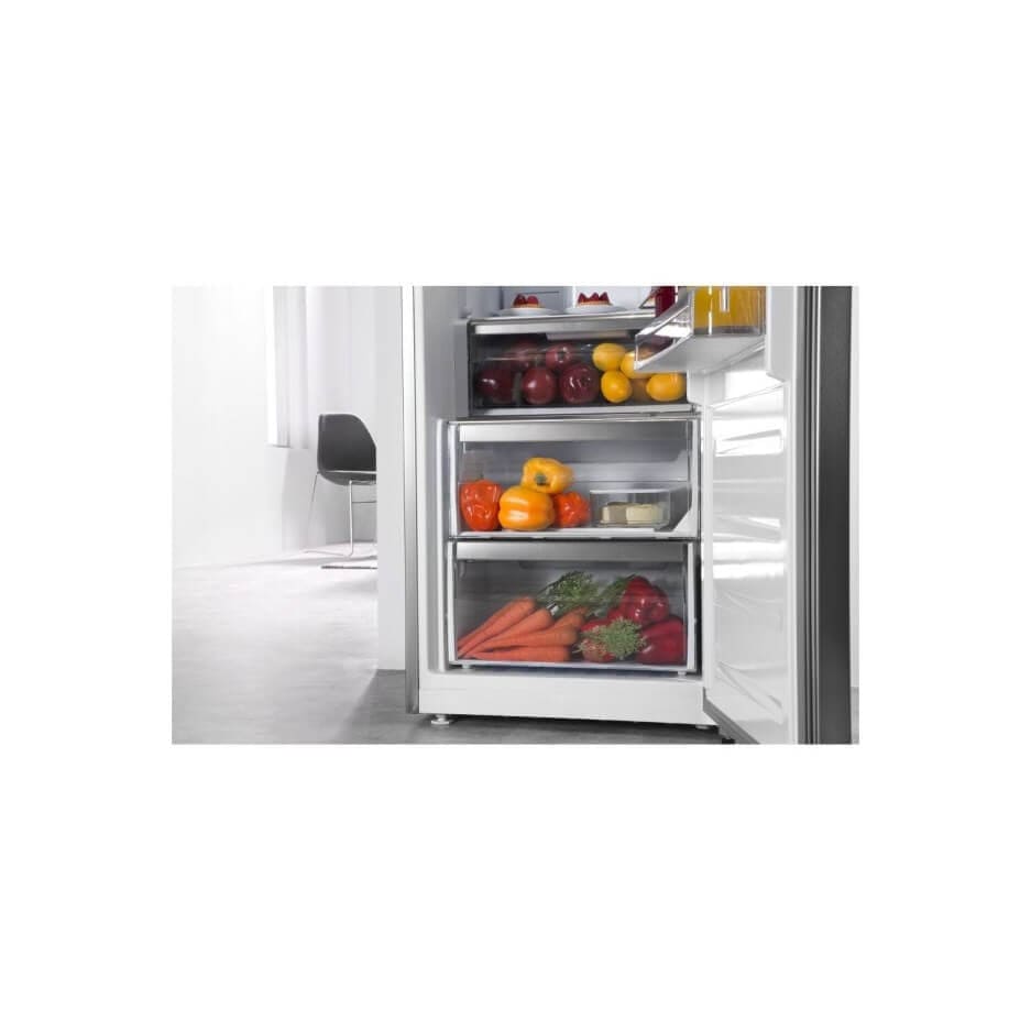 Whirlpool SW81QXRUK 60cm 1.87m Freestanding Fridge Optic Inox - Atlantic Electrics - 39478529556703 