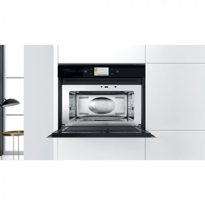 Whirlpool W11IMW161UK Wifi Connected Built In Combination Microwave Oven - Black/Grey | Atlantic Electrics