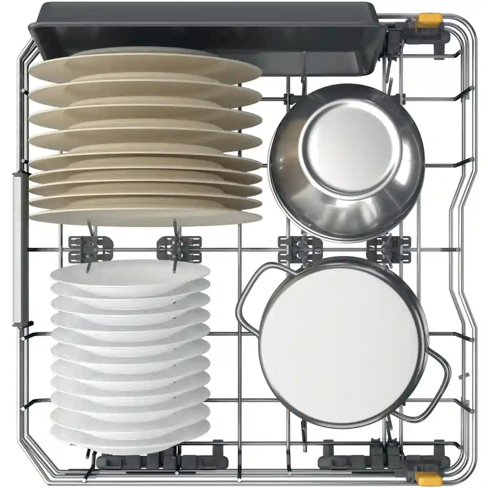 Whirlpool W7FHS51XUK freestanding Standard Dishwasher 15 Place - Stainless Steel - Atlantic Electrics - 40574936514783 