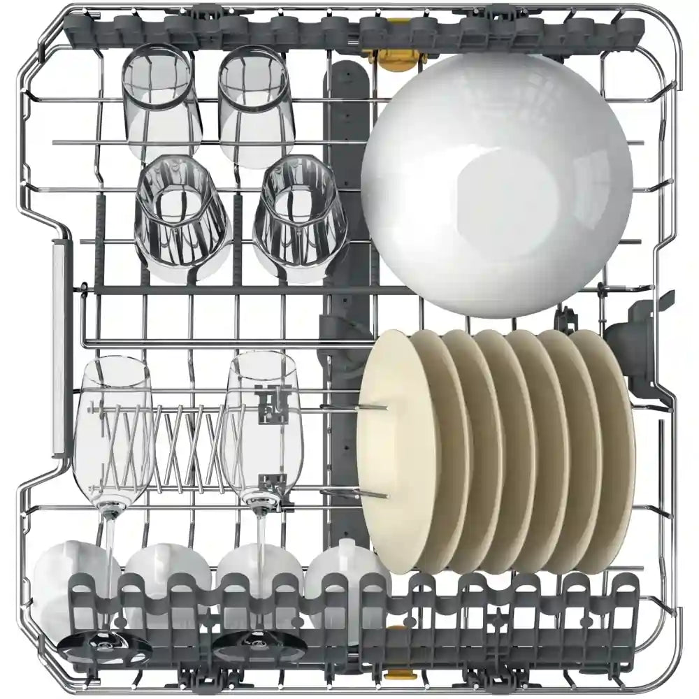 Whirlpool W7FHS51XUK freestanding Standard Dishwasher 15 Place - Stainless Steel - Atlantic Electrics - 40574936580319 