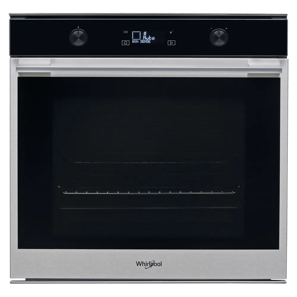 Whirlpool W7OM54SP W Collection 75 Litre Built-In Electric Single Oven, Self Cleaning, 59.5cm Wide - Inox - Atlantic Electrics - 40157561192671 