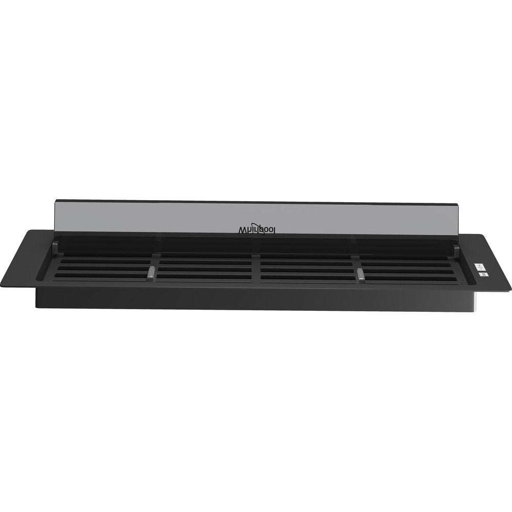 Whirlpool WDO93FBK 86cm Wide Built-In Downdraft Hood - Black | Atlantic Electrics - 39478532309215 