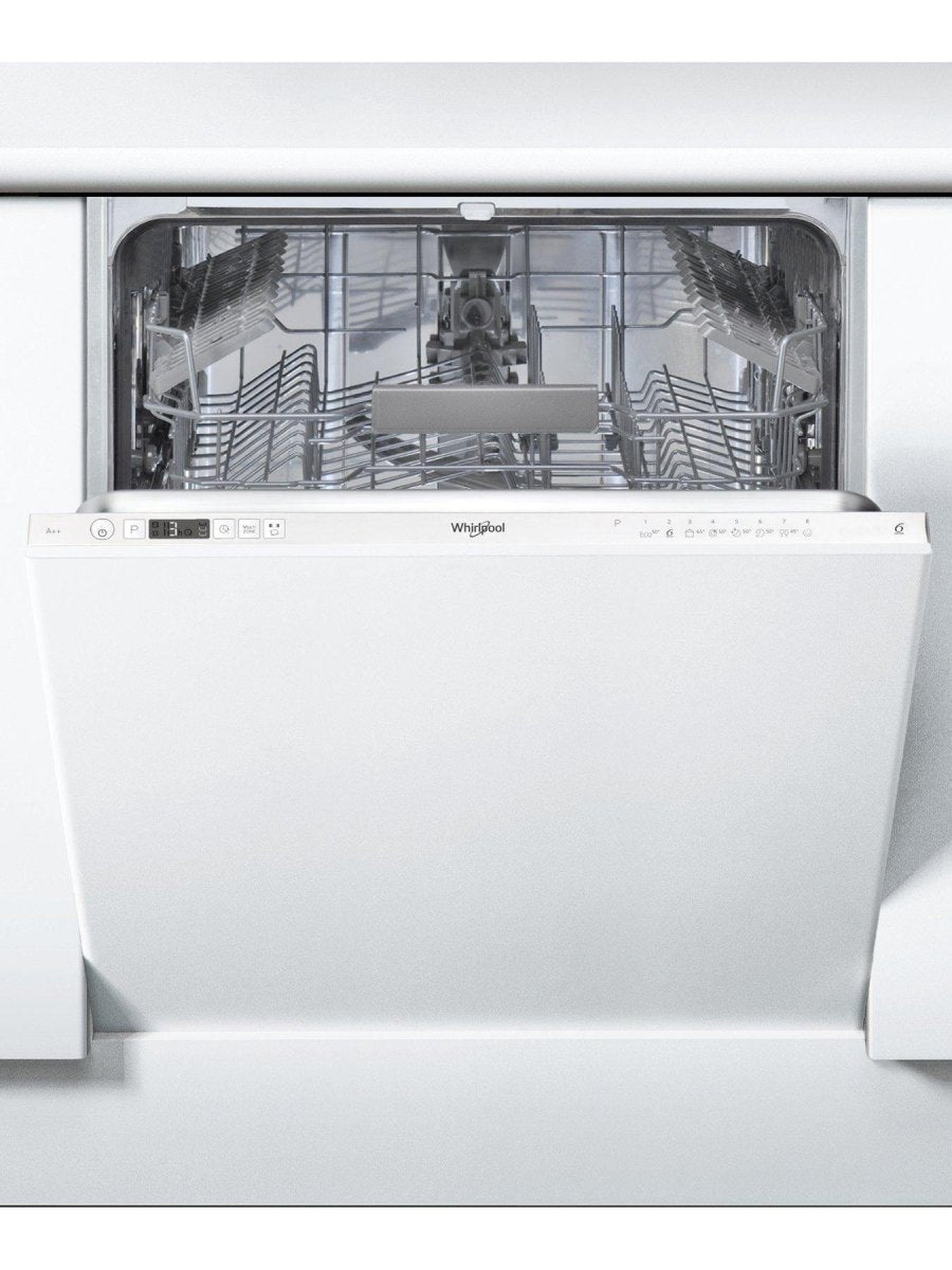 Whirlpool WIC3C26UK 14 Place Setting 9L Fully Integrated Full Size Dishwasher - Silver | Atlantic Electrics - 39478553772255 
