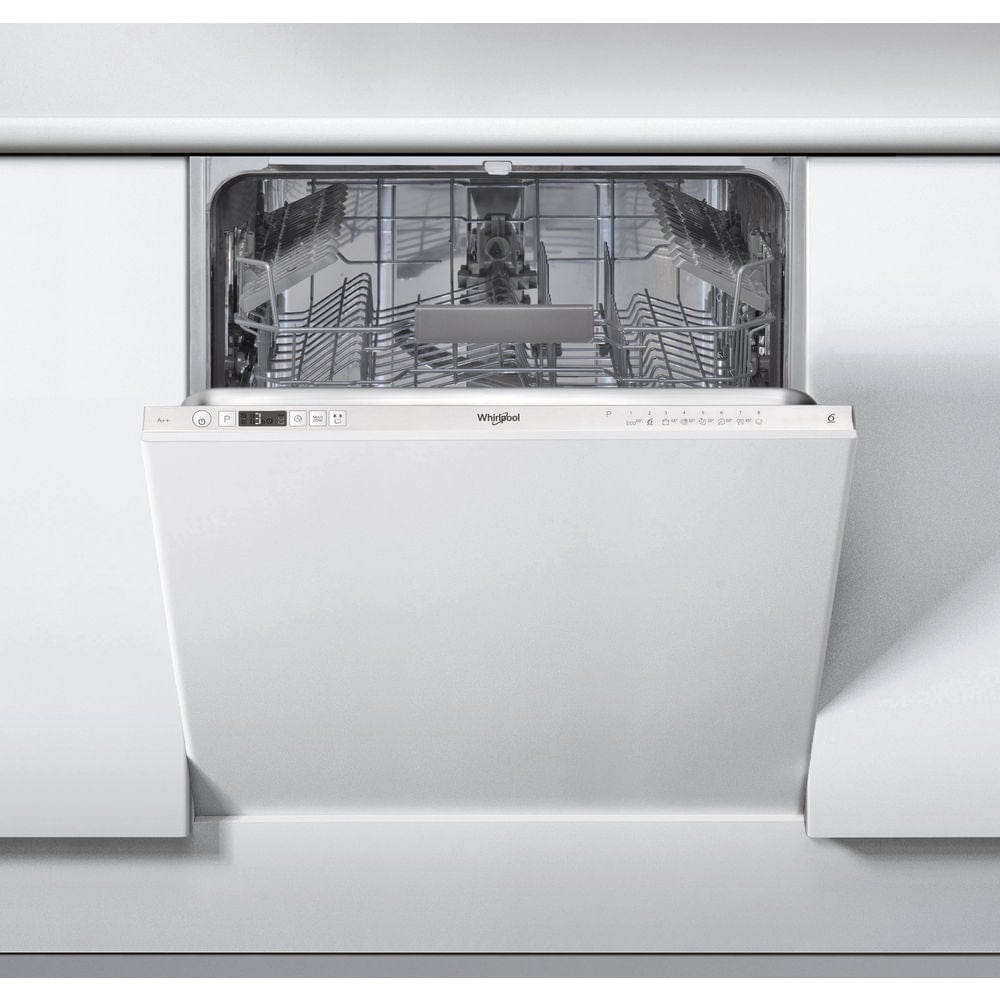Whirlpool WIC3C26UK 14 Place Setting 9L Fully Integrated Full Size Dishwasher - Silver - Atlantic Electrics