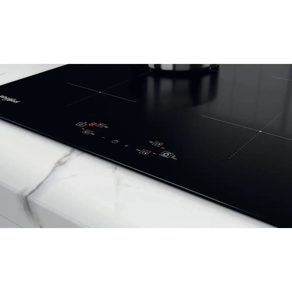 Whirlpool WSQ2160NE Induction Hob, 4 Zones, 59cm Wide - Black | Atlantic Electrics - 39478556393695 