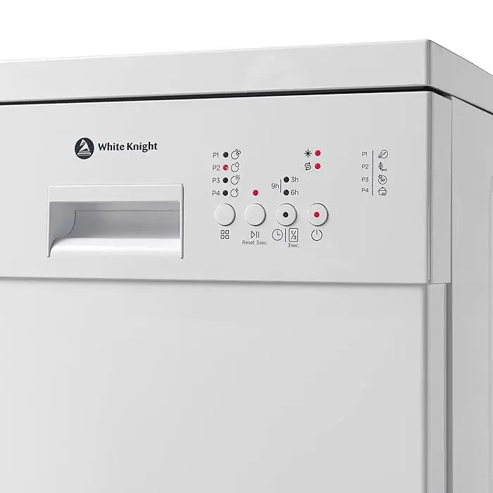 White Knight FS45DW52W Slimline Dishwasher 45cm - White | Atlantic Electrics - 40510114988255 