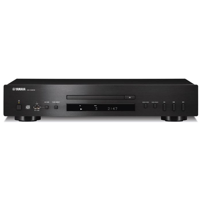 Yamaha CD-S303 Single Disc CD Player - Black | Atlantic Electrics - 39478556491999 