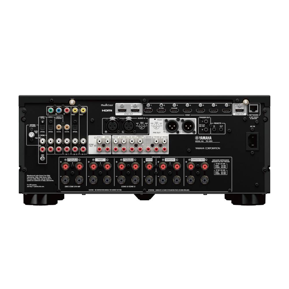 Yamaha RXA6A 9.2 channel AV Receiver Dolby Atmos and DTS:X Black - Atlantic Electrics - 39478559637727 