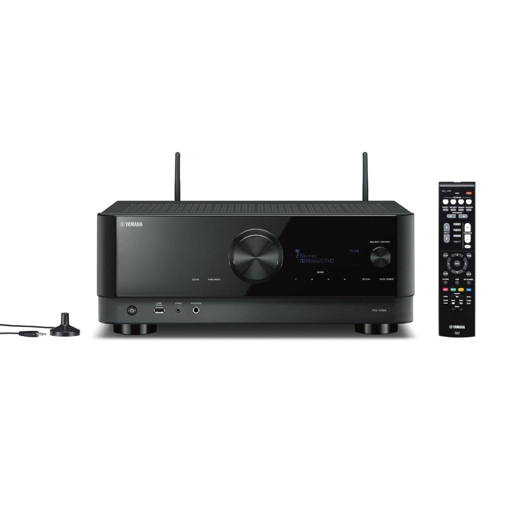 Yamaha RXV6A Black 7.2 Channel AV Receiver With Dolby Atmos | Atlantic Electrics - 39478560751839 