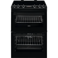 Thumbnail Zanussi ZCI66280BA Double Oven Cooker with Induction Hob - 40157567189215