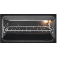 Thumbnail Zanussi ZCK66350BA 60 cm Dual Fuel Cooker with Double Oven Electric Grill Black - 40157567910111