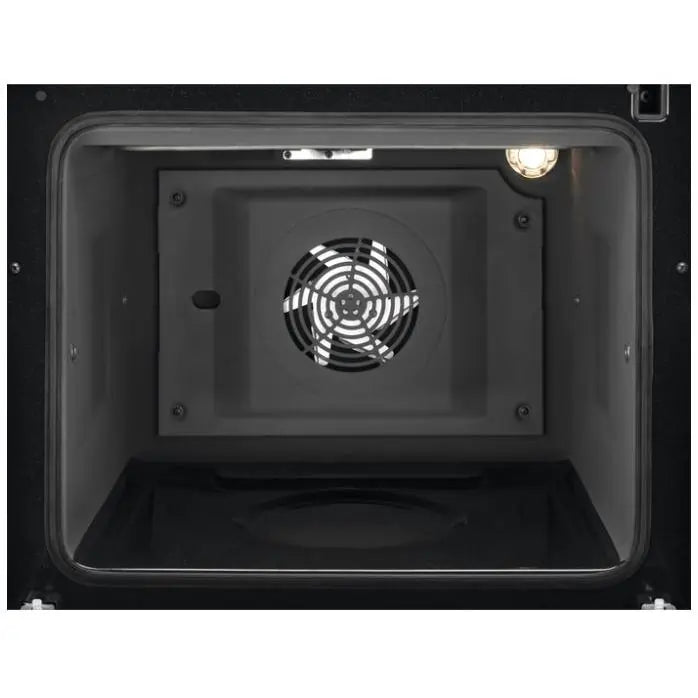 Zanussi ZCK66350WA Dual Fuel Double Oven Cooker with Gas Hob - White | Atlantic Electrics