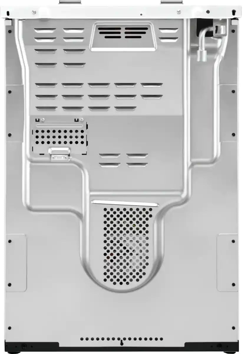 Zanussi ZCK66350XA Dual Fuel Double Oven Cooker with Gas Hob - Stainless Steel | Atlantic Electrics - 40157563945183 