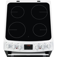 Thumbnail Zanussi ZCV46250WA Double Oven Cooker with Ceramic Hob - 40217415319775