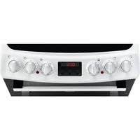 Thumbnail Zanussi ZCV46250WA Double Oven Cooker with Ceramic Hob - 40217415352543