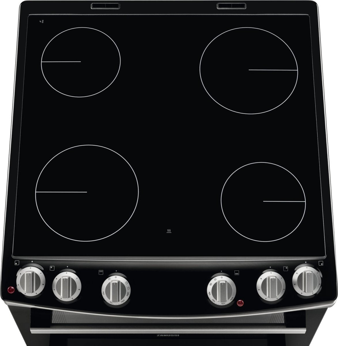 Zanussi ZCV66050XA 60cm Electric Cooker with Ceramic Hob - Stainless Steel | Atlantic Electrics