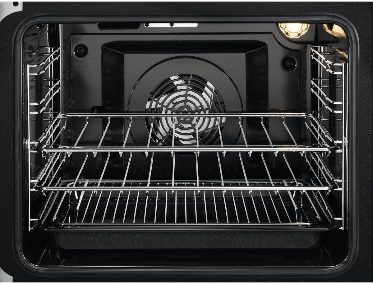 Zanussi ZCV66050XA 60cm Electric Cooker with Ceramic Hob - Stainless Steel | Atlantic Electrics