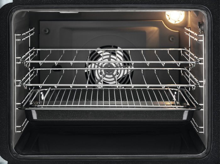 Zanussi ZCV66250XA 60cm Electric Cooker with Ceramic Hob - Stainless Steel | Atlantic Electrics