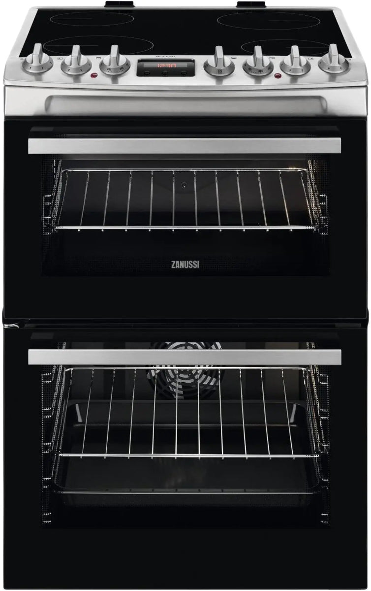 Zanussi ZCV69360XA Slot in Cooker Ceramic - Stainless Steel | Atlantic Electrics - 41338882162911 