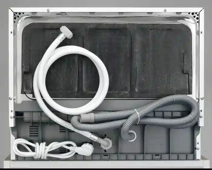 Zanussi ZDM17301SA Freestanding Compact Dishwasher - Silver | Atlantic Electrics - 40157564076255 