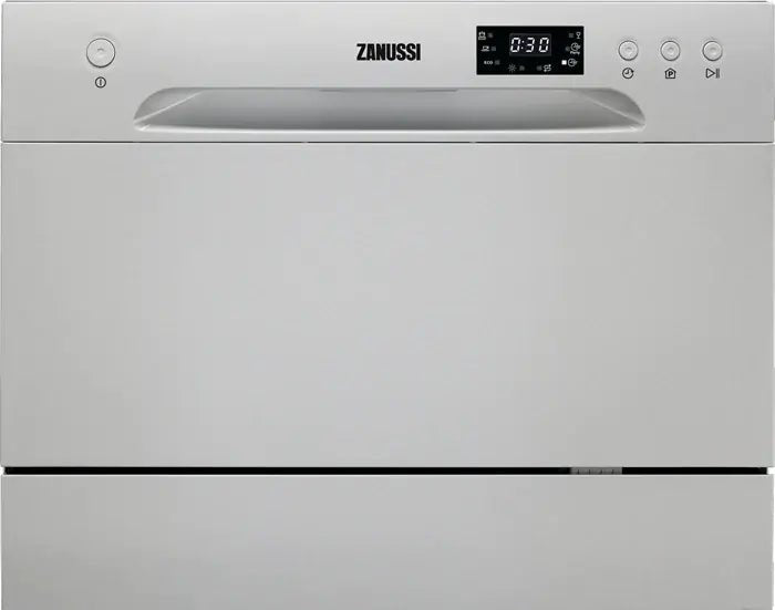 Zanussi ZDM17301SA Freestanding Compact Dishwasher - Silver | Atlantic Electrics - 40157563977951 