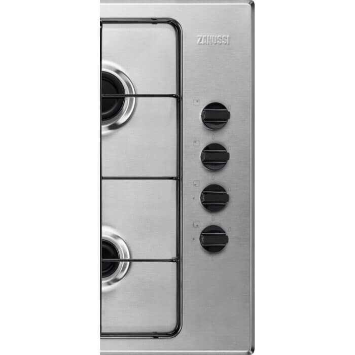 Zanussi ZGNN640X Gas Hob - Stainless Steel | Atlantic Electrics