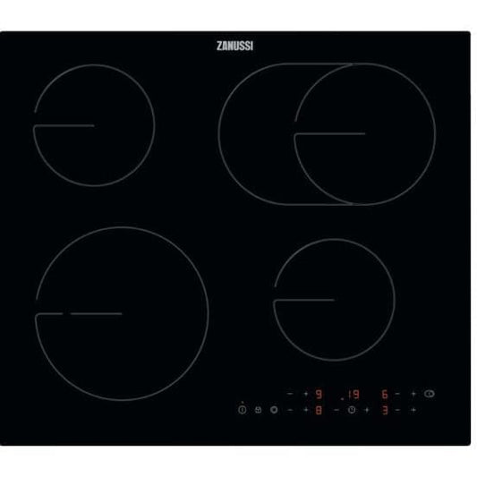 Zanussi ZHRX643K Ceramic Hob - Black | Atlantic Electrics