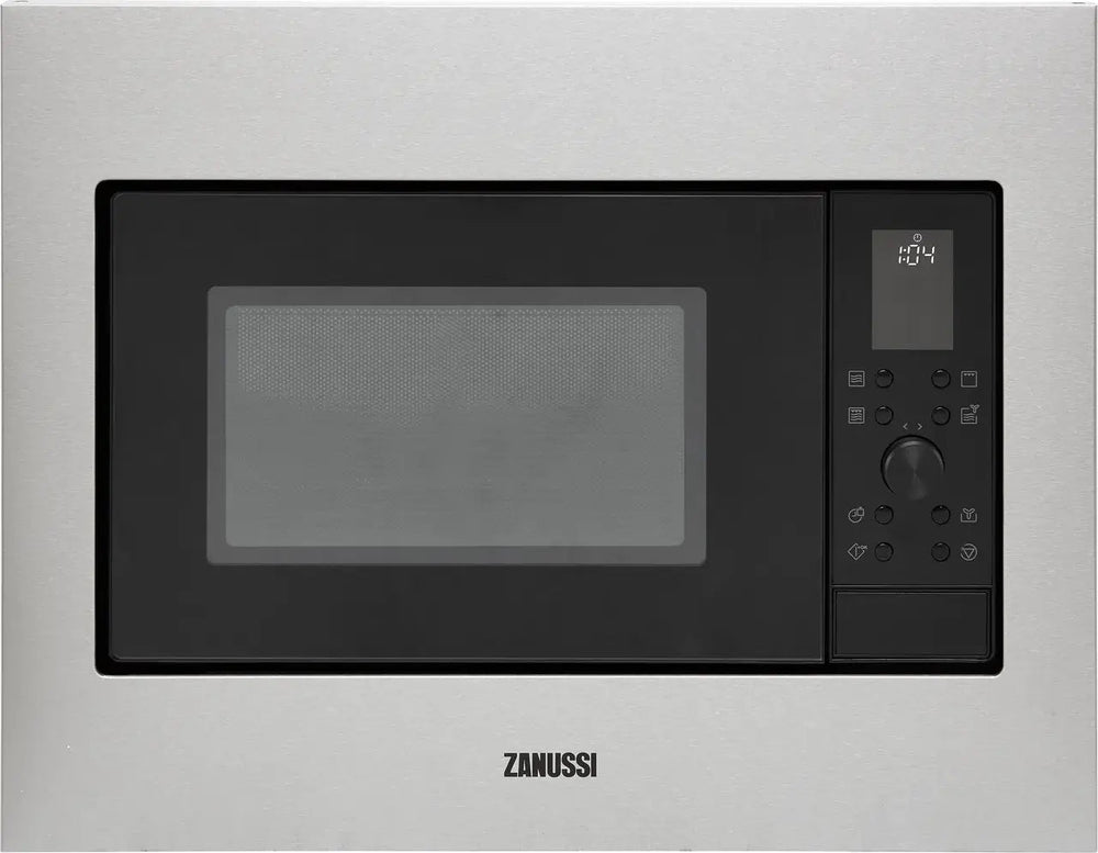 Zanussi ZMSN4CX 900 watt 25 L Built in Microwave Stainless Steel - Atlantic Electrics - 40157566206175 