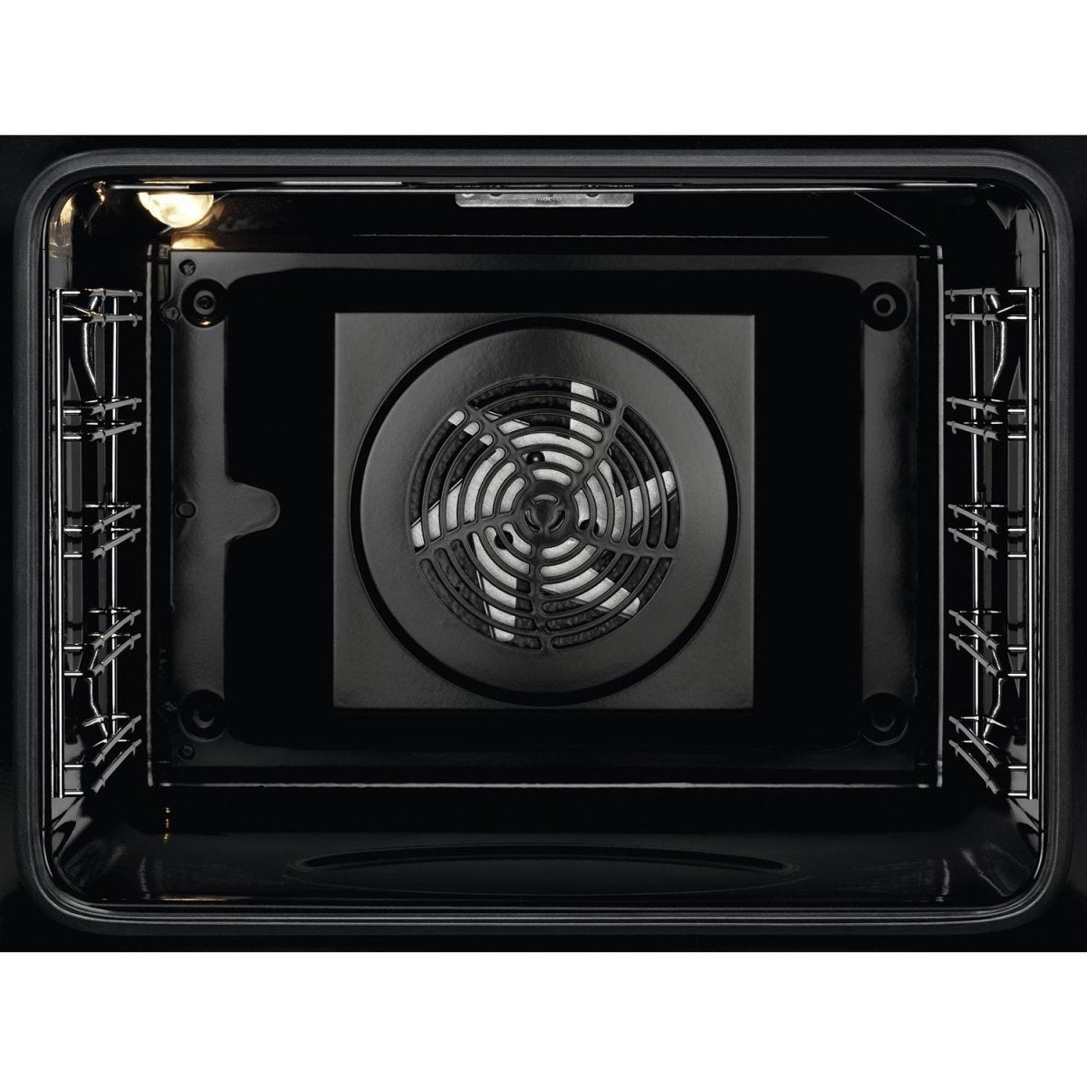 Zanussi ZOHNA7XN 40L Built In Electric Single Oven - Stainless Steel / Black | Atlantic Electrics