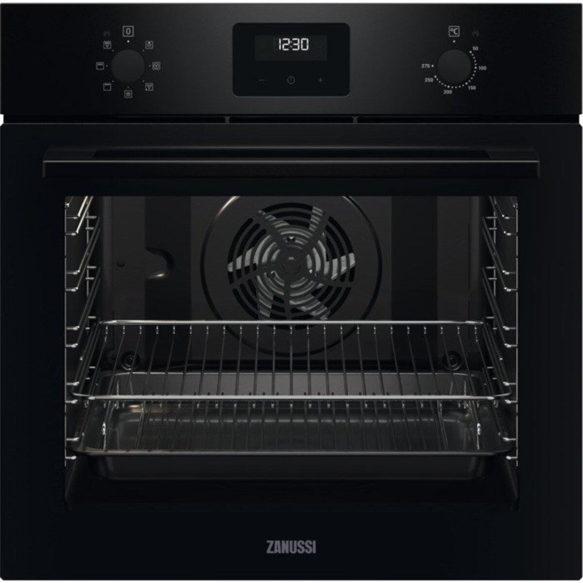 Zanussi ZOHNX3K1 Built In Single Oven Electric - Black | Atlantic Electrics