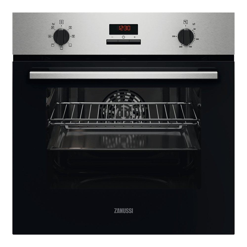 Zanussi ZOHXC2X2 Built In Single Oven Electric - Stainless Steel | Atlantic Electrics