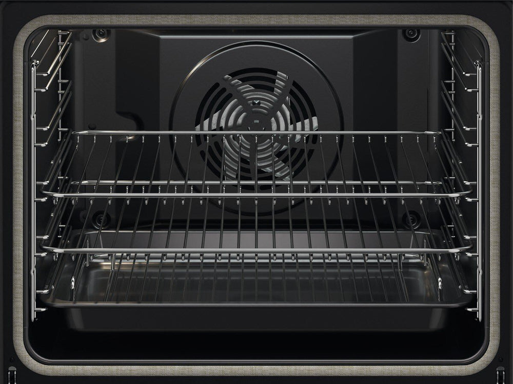 Zanussi ZOPNX6KN Built In Electric Single Oven with Pyrolytic Cleaning - Black - Atlantic Electrics - 41355837407455 