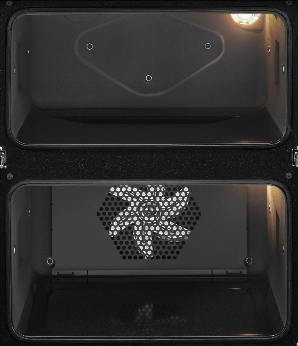 Zanussi ZPCNA7KN AirFry Built Under Electric Double Oven - Black | Atlantic Electrics