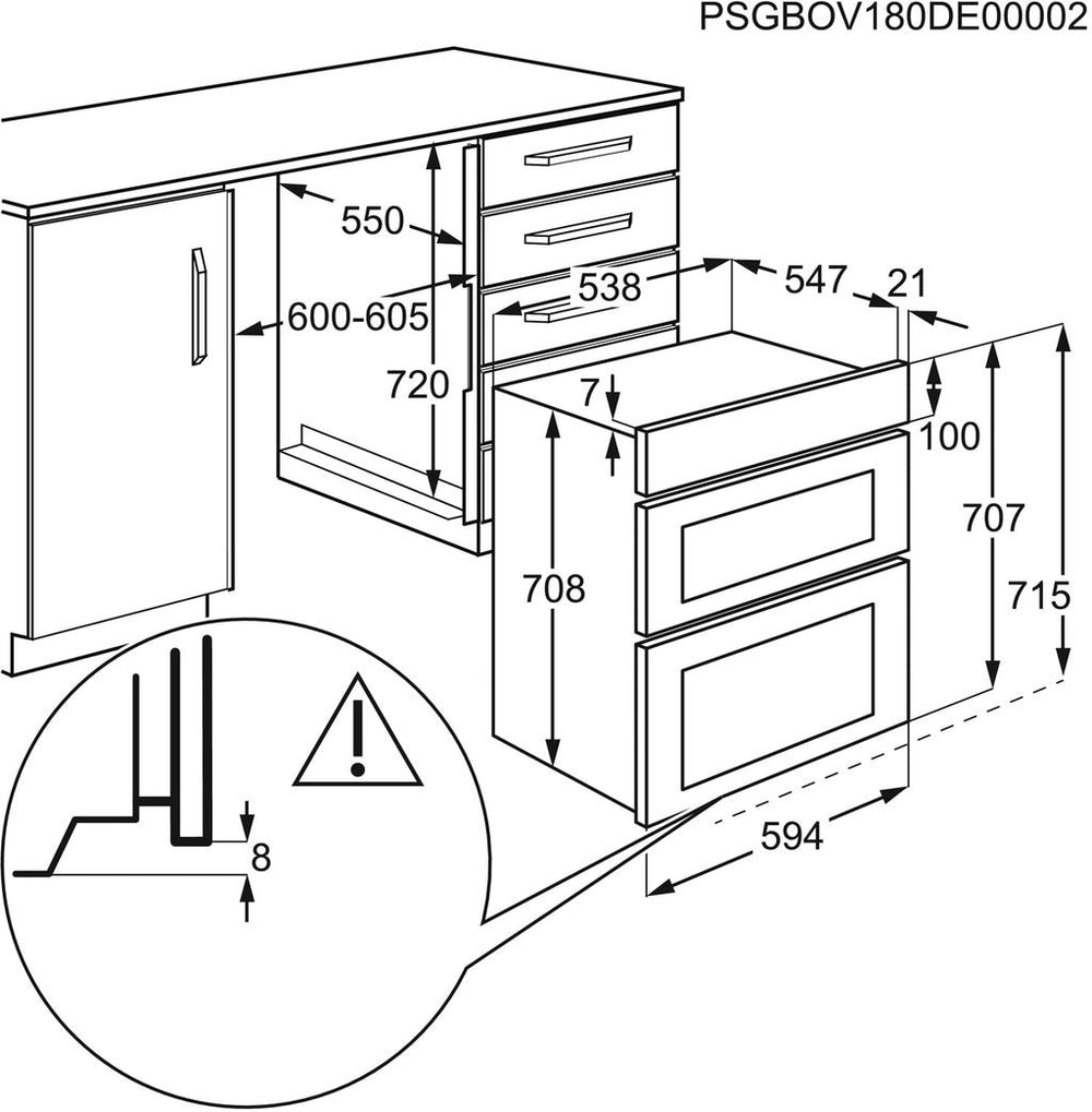 Zanussi ZPCNA7KN AirFry Built Under Electric Double Oven - Black | Atlantic Electrics - 41355837210847 