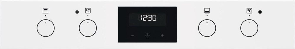 Zanussi ZPHNL3W1 45L Built Under Electric Double Oven - White | Atlantic Electrics - 41338883309791 