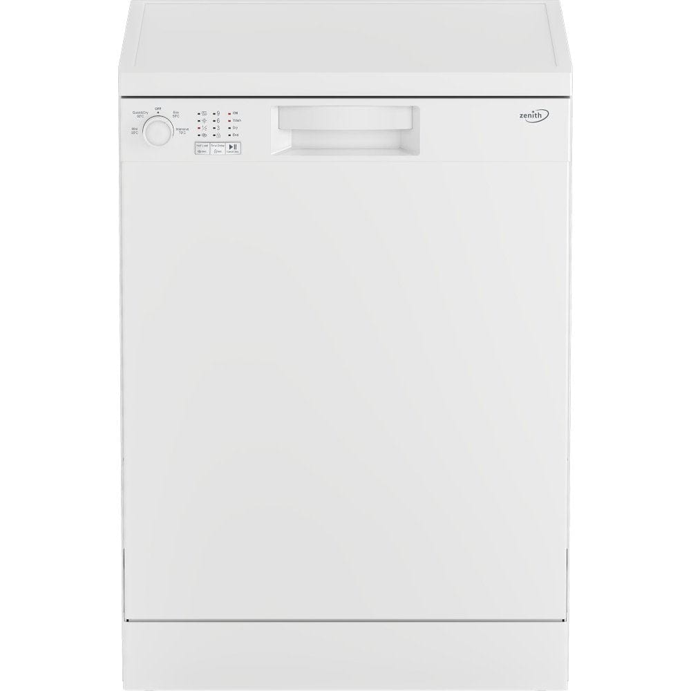 Zenith ZDW600W Full Size Dishwasher White 13 Place Settings | Atlantic Electrics