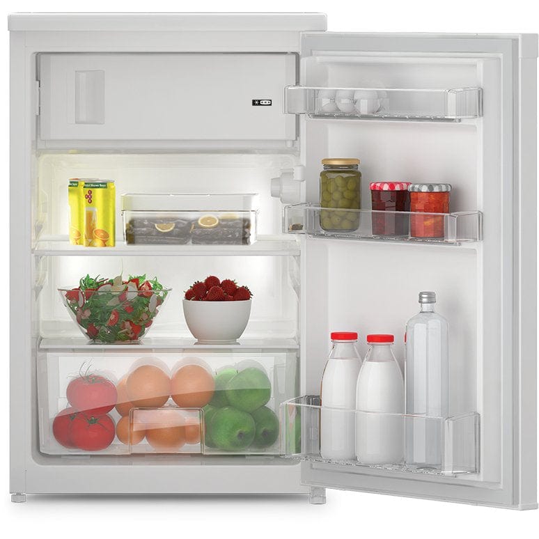 Zenith ZRS4584W Under Counter Fridge With 4 Star Freezer - White - | Atlantic Electrics - 39478566781151 